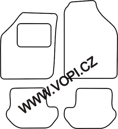 Autokoberce Ford Ka 2004 - 2008 Colorfit (1445)